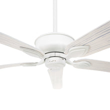 Load image into Gallery viewer, Tropicana 5 Blade AC 72&quot; White Motor with White Washed Curved Blades Wall Control No Light