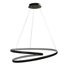 Load image into Gallery viewer, Infinity LED Pendant Black