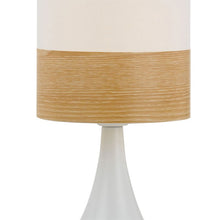 Load image into Gallery viewer, Akira Table Lamp White and Oak
