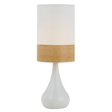 Load image into Gallery viewer, Akira Table Lamp White and Oak