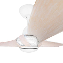 Load image into Gallery viewer, Arumi AC 52 1320mm White Motor Washed Oak Blades with LED Light