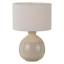 Load image into Gallery viewer, Carey Table Lamp Amber / White