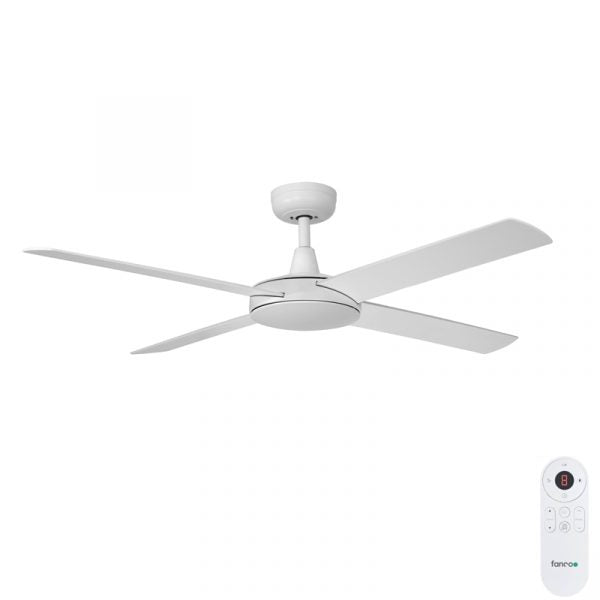 2021 Model Eco Silent 52 White DC Ceiling Fan With Remote