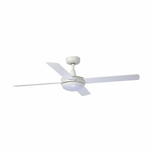 2021 Model Eco Silent 52 White DC Ceiling Fan With LED Light