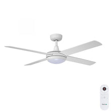 Load image into Gallery viewer, 2021 Model Eco Silent 48 White DC Ceiling Fan With LED Light