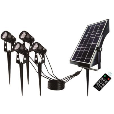 Solar Garden Light 4 Light Kit