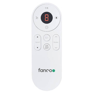 Fanco Studio DC 48" White with Smart LCD Remote