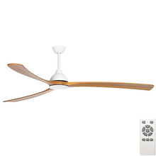 Load image into Gallery viewer, Fanco Sanctuary DC 86 White Motor Teak Blades