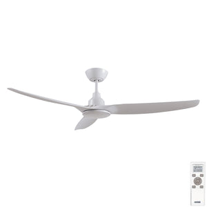 Skyfan 3 Blade DC 60" White with Remote and CCT LED Light